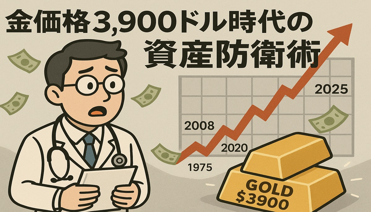 金価格3,900ドル・2万円突破！2025年の急騰が示す「通貨の終わりの始まり」