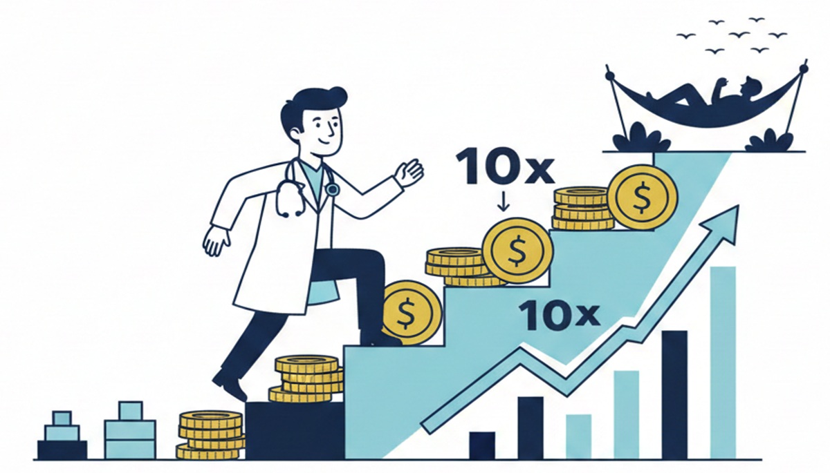 医師が「億り人」になるためのロードマップ：資産規模で変わる投資の優先順位